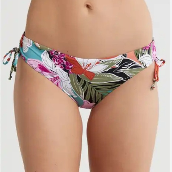 Printed Tied Hipster Bikini Bottoms new 🆕 - Picture 1 of 7